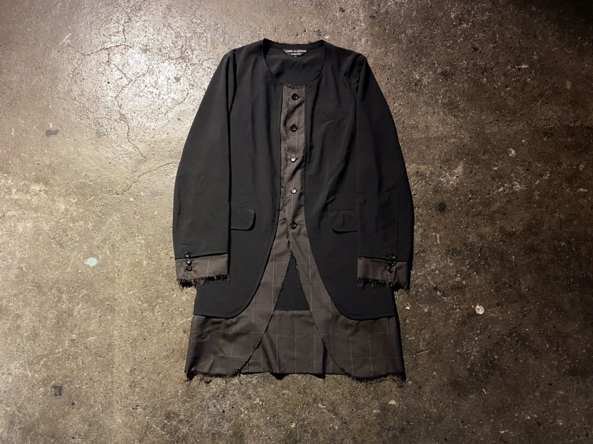 つダメージ COMME des GARCONS HOMME PLUS 17SS ほつれ加工ウール