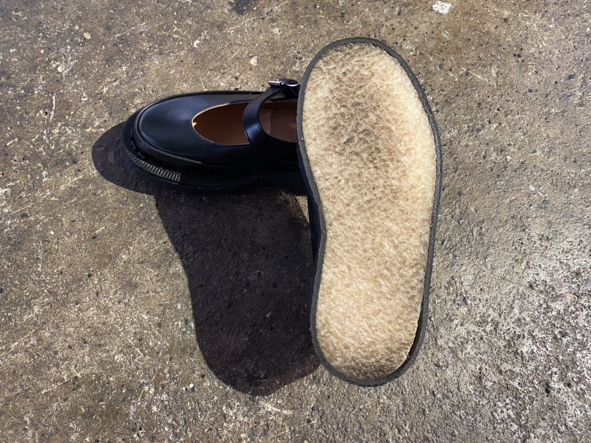 COMME des GARÇONS メリージェーン ブラック ジョージコックス 最も