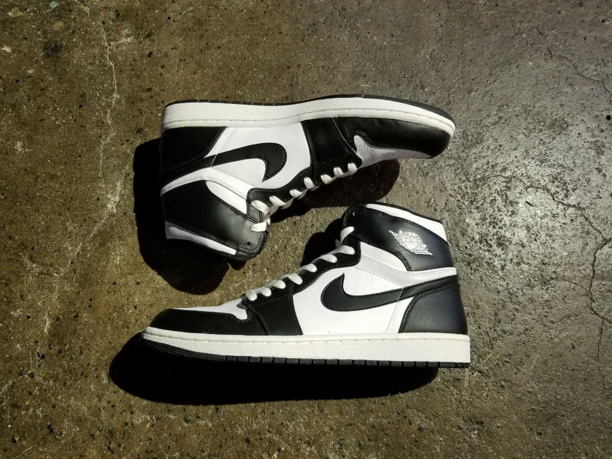 NIKE AIR JORDAN 1 CDP BLACK/WHITE 29.5㎝ COLLEZIONE 1/22 カウントダウンパック ナイキ エアジョーダン1 332550-011 2008年製_画像1