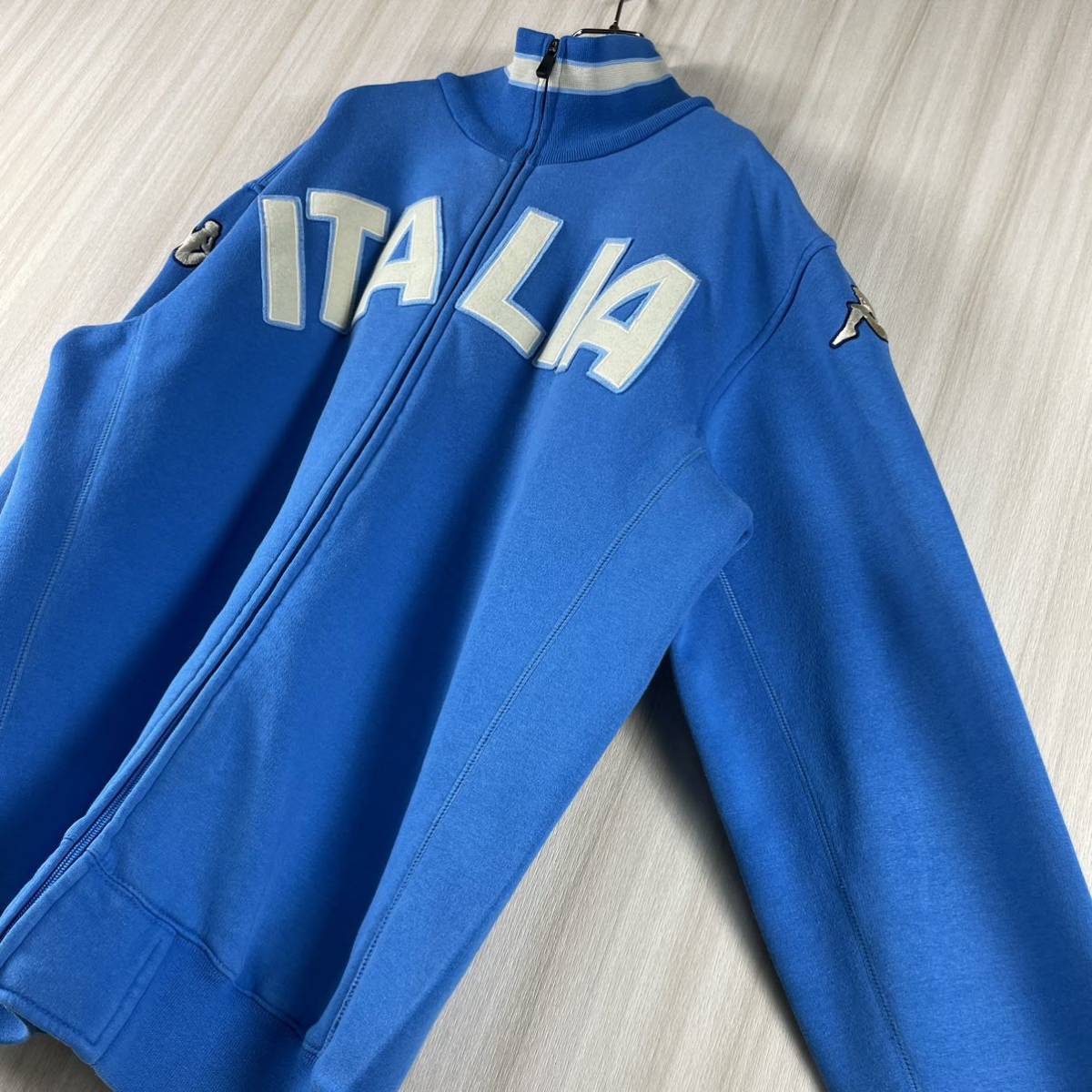 希少】Kappa カッパ ITALIA イタリア 刺繍 ワッペン ビッグロゴ 希少】Kappa カッパ ITALIA イタリア 刺繍 ワッペン ビッグロゴ