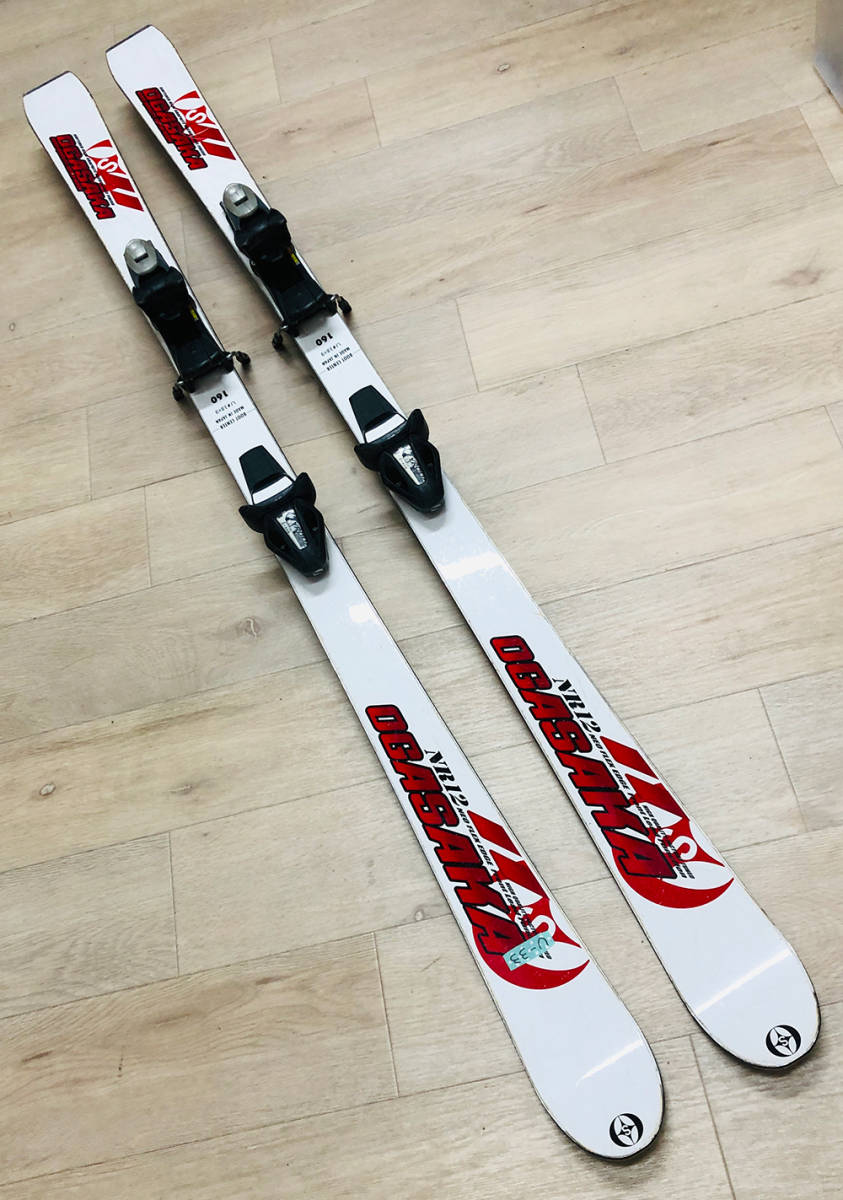 新入荷 オガサカ 【中古板】OGASAKA スキー板 U-33 160cm ビンディング