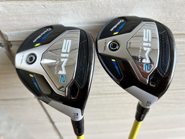 テーラーメイド SIM2 (Titanium) 3W / 5W チタン ◇2本セット