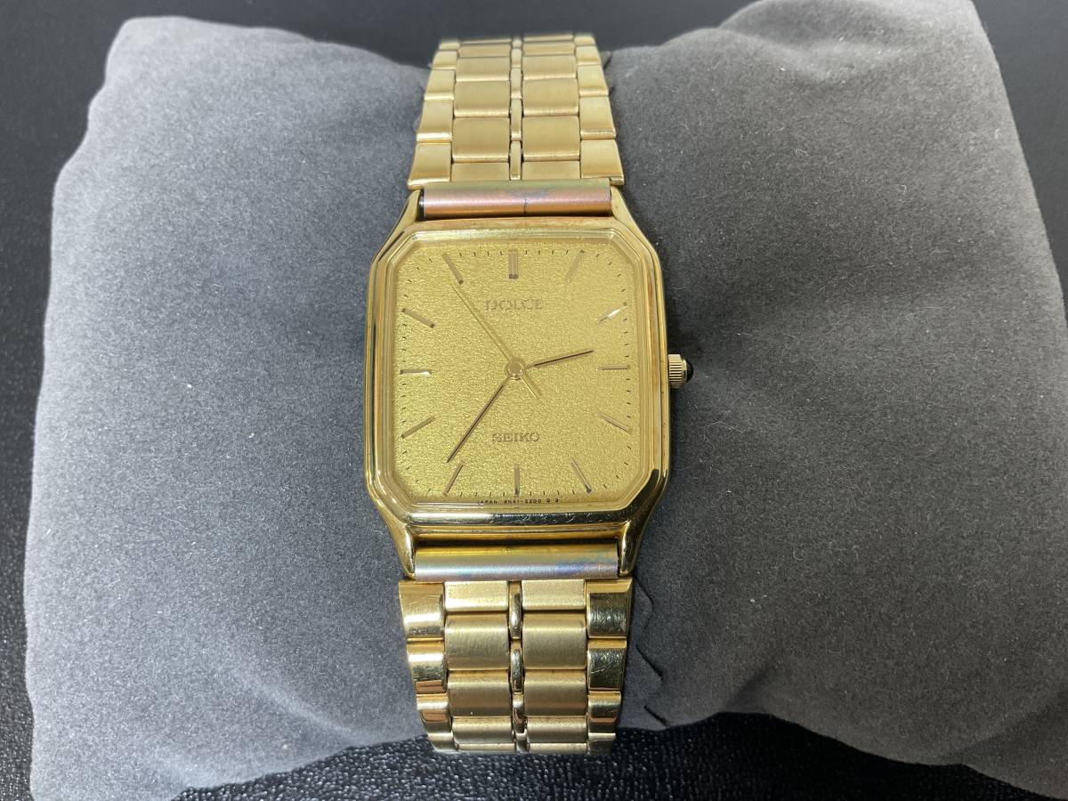 づつの SEIKO セイコー ドルチェ 18金/18KT刻印 ステンレスベルト
