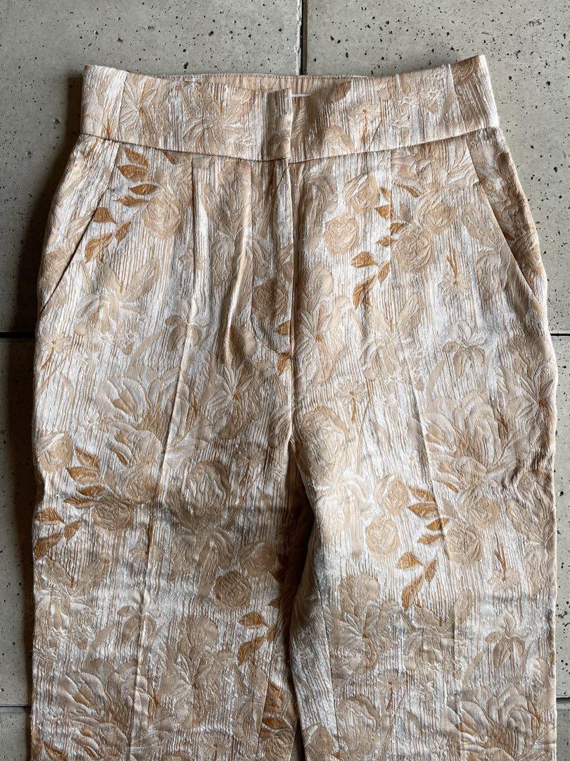 HOT新作】 mame - mame Hazy Floral Jacquard Trousers サイズ2の通販