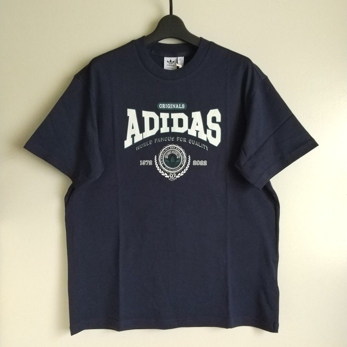 【adidas Originals】'72 Tシャツ アディダス クラス オブ 72 Tシャツ IA8329 ネイビー Lサイズ