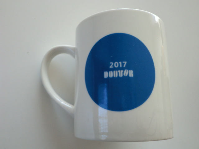 ★DOUTOR ドトールコーヒー「2017 ドトールコーヒー オリジナルマグカップ（ブルー）」未使用品_画像1