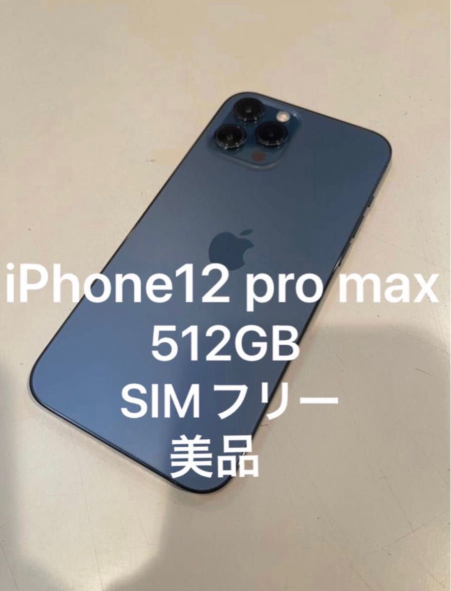 iPhone12 pro max 512GB SIMフリー 美品｜PayPayフリマ