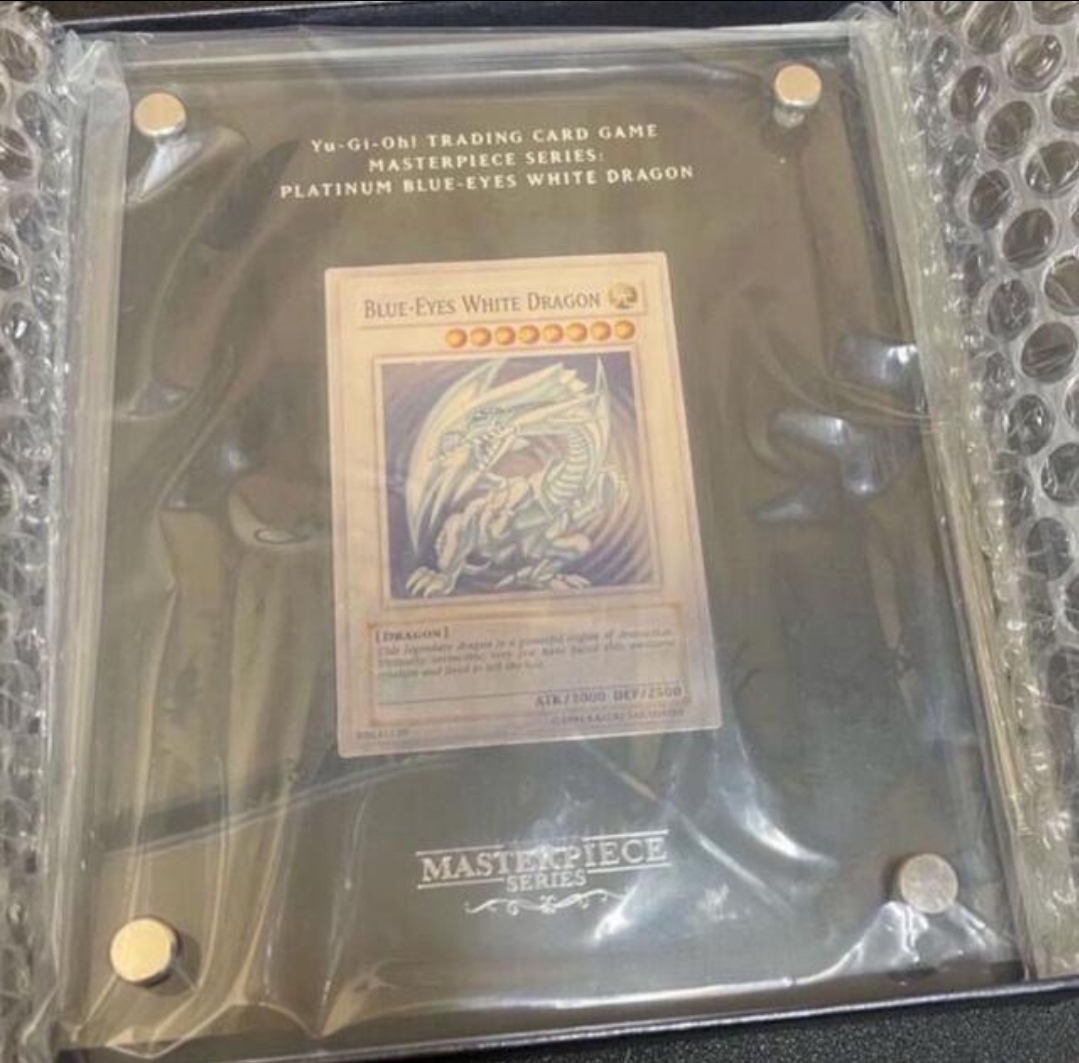 遊戯王 純銀 青眼の白龍 海外 プラチナ Platinum EU 海馬 美品 遊戯王 純銀 青眼の白龍 海外 プラチナ Platinum EU 海馬 美品