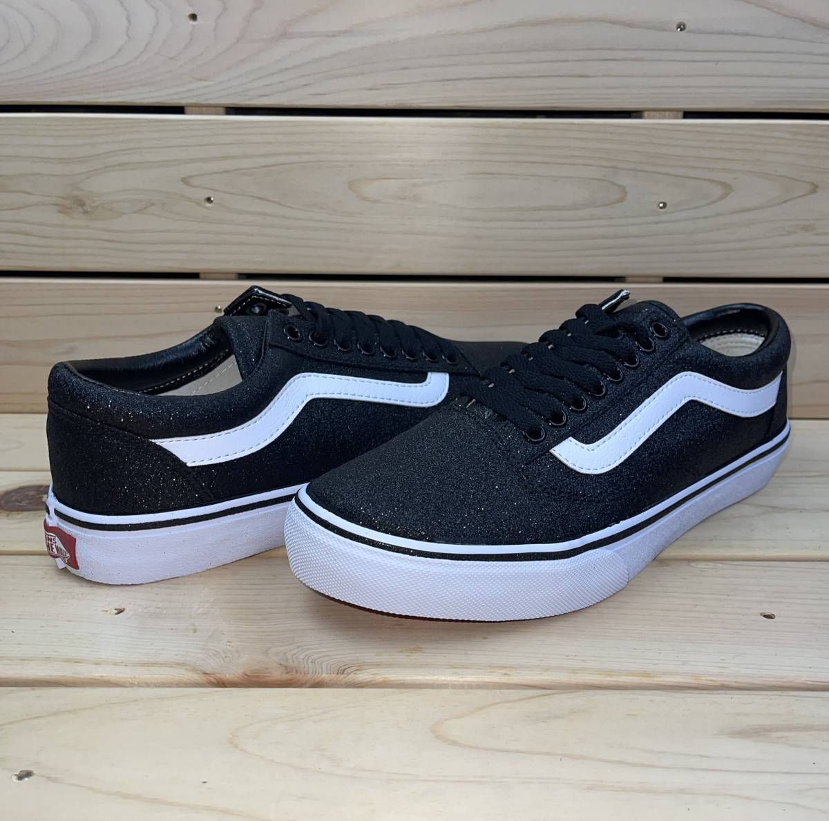 ヴァンズ 27cm オールドスクール ブラック グリッター VANS OLD SKOOL V36CF GLT メンズ スニーカー バンズの画像5