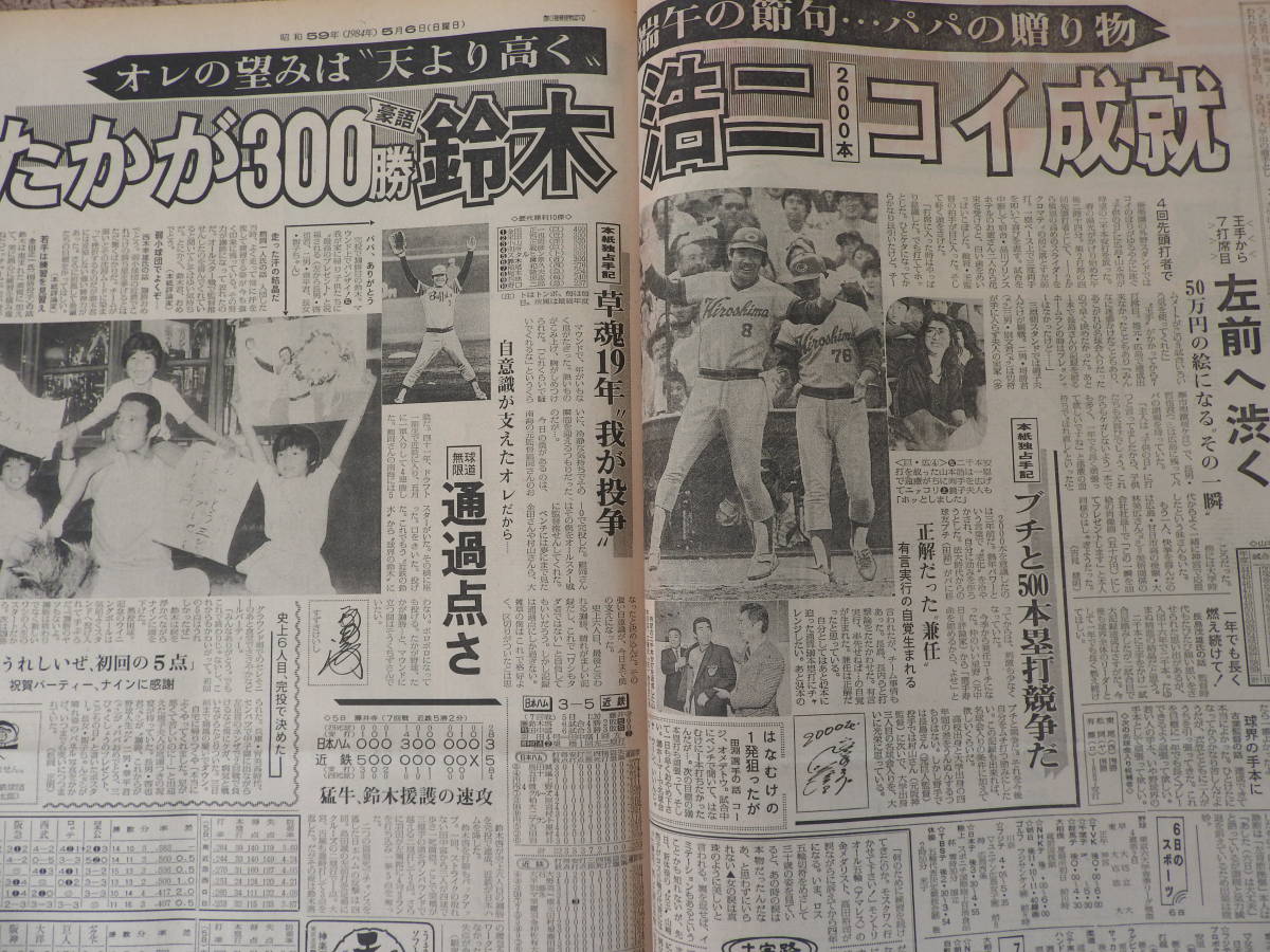 Yahoo!オークション - 『 スポーツニッポン誌 』昭和59年 Yahoo!オークション - 『 スポーツニッポン誌 』昭和59年