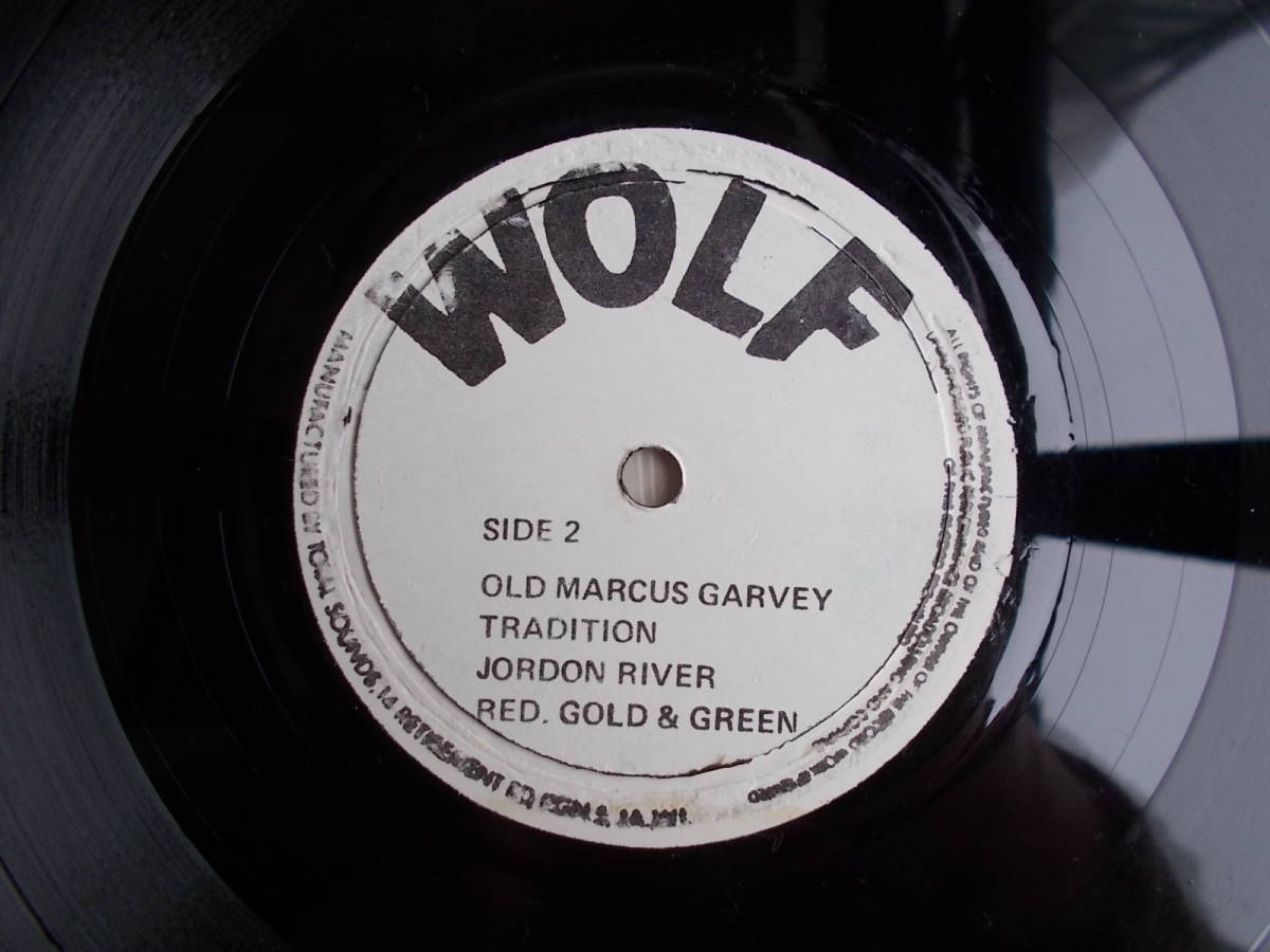 (JA OROGINAL FIRST PRESS) BURNING SPEAR バーニング・スピアー / MARCUS GARVEY マーカス・ガーベイ / WOLF LABEL_画像7