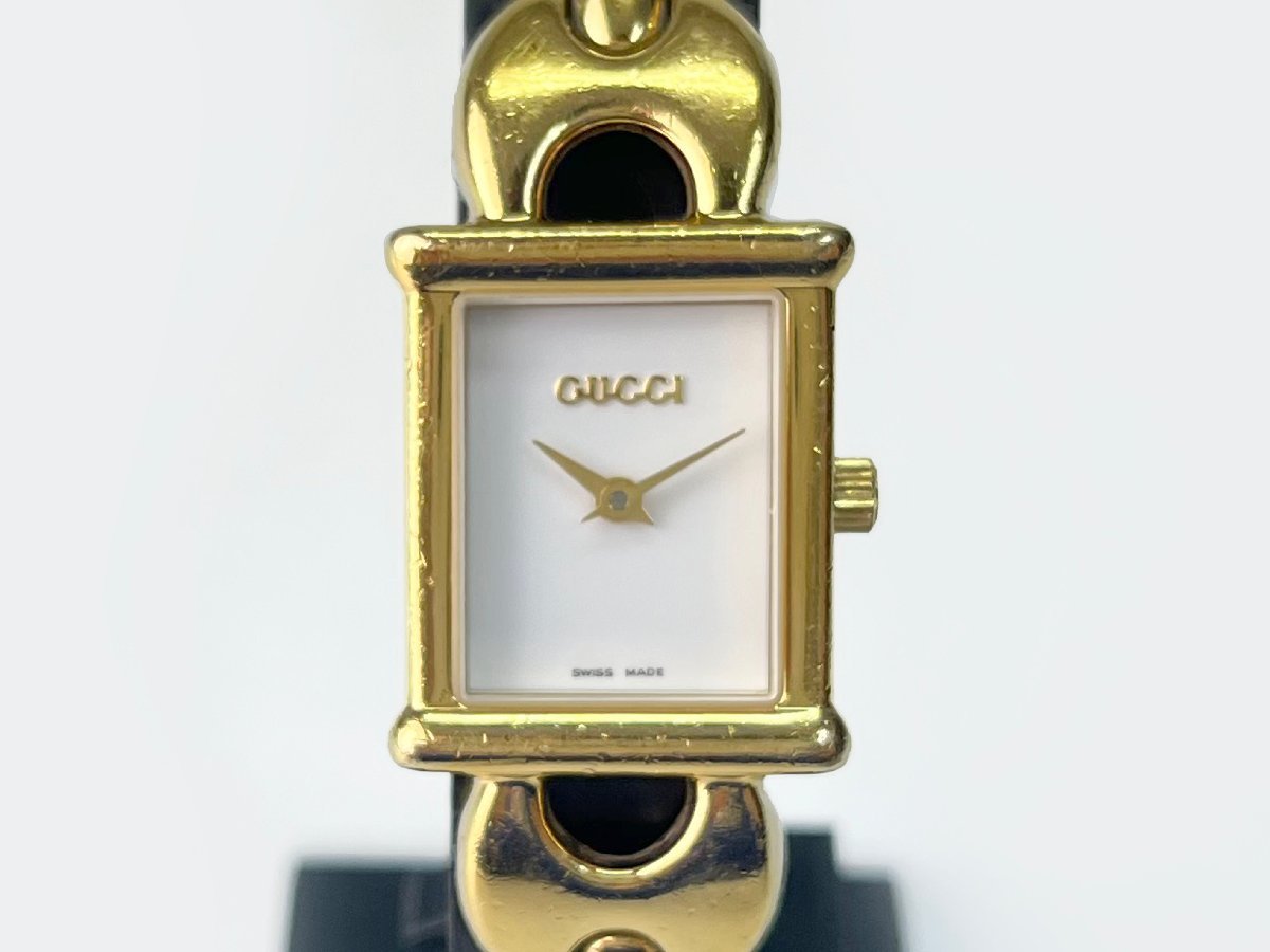 アンティー】 Gucci - グッチ GUCCI 腕時計 1800L ブレスクォーツの