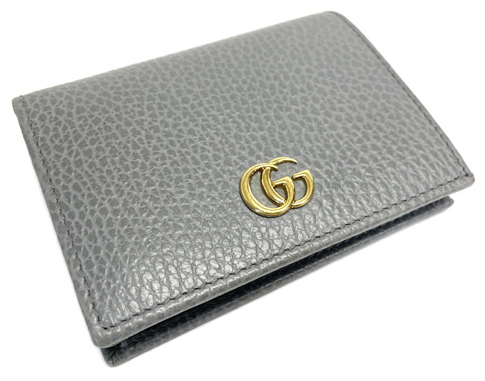 までお GUCCI グッチ 二つ折り財布 GGロゴ プチマーモント 456126