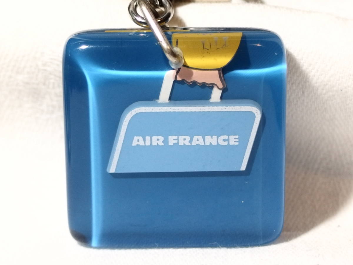 air france ブルボンキーホルダー　サビニャック Savignac 　フランスアンティーク　エールフランス　飛行機　_画像1
