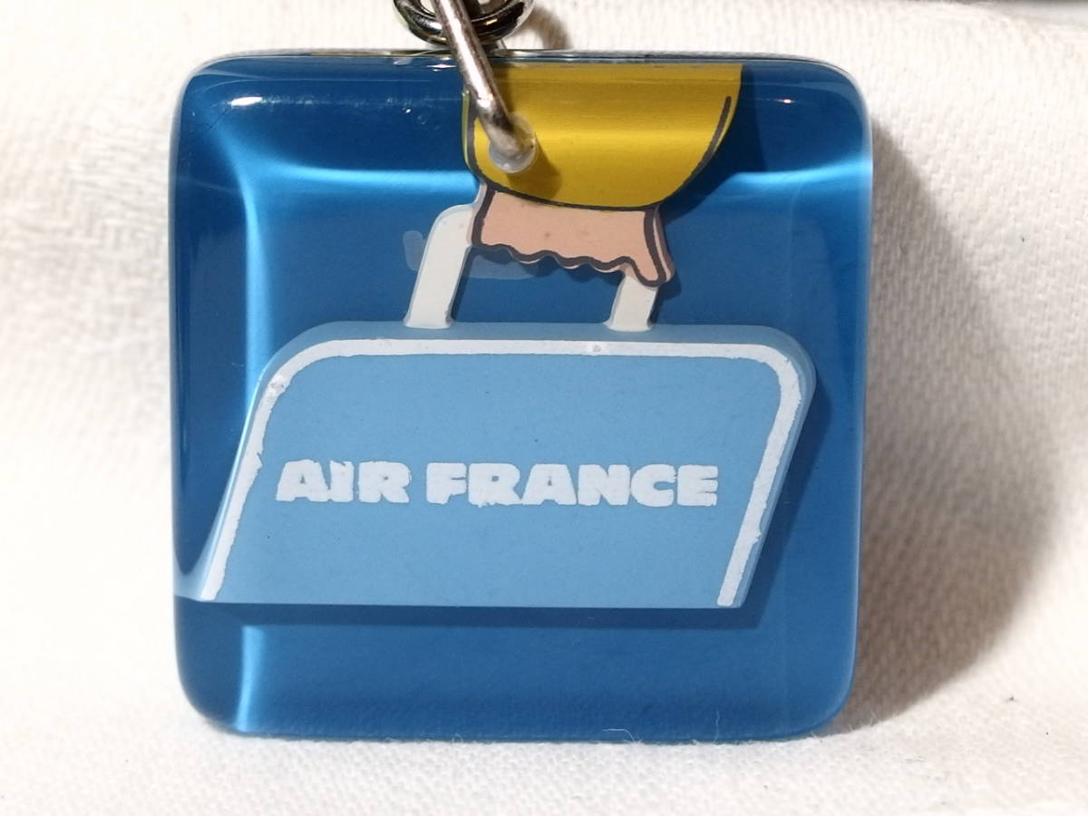 air france ブルボンキーホルダー　サビニャック Savignac 　フランスアンティーク　エールフランス　飛行機　_画像2