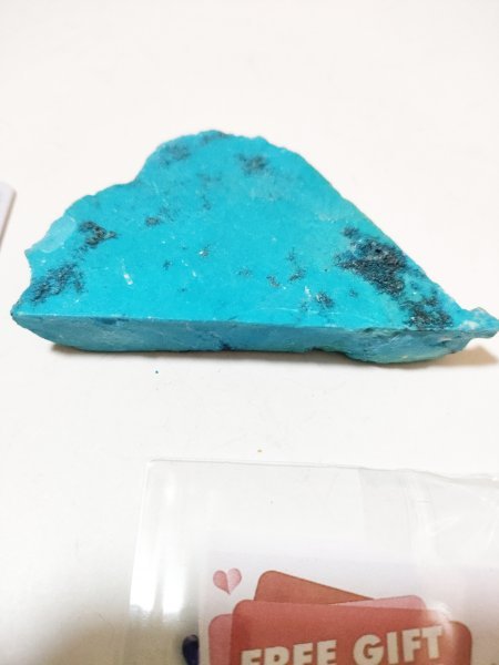 天然ターコイズ 392.55Ct 鉱物 原石 証明書付プレゼント付き-