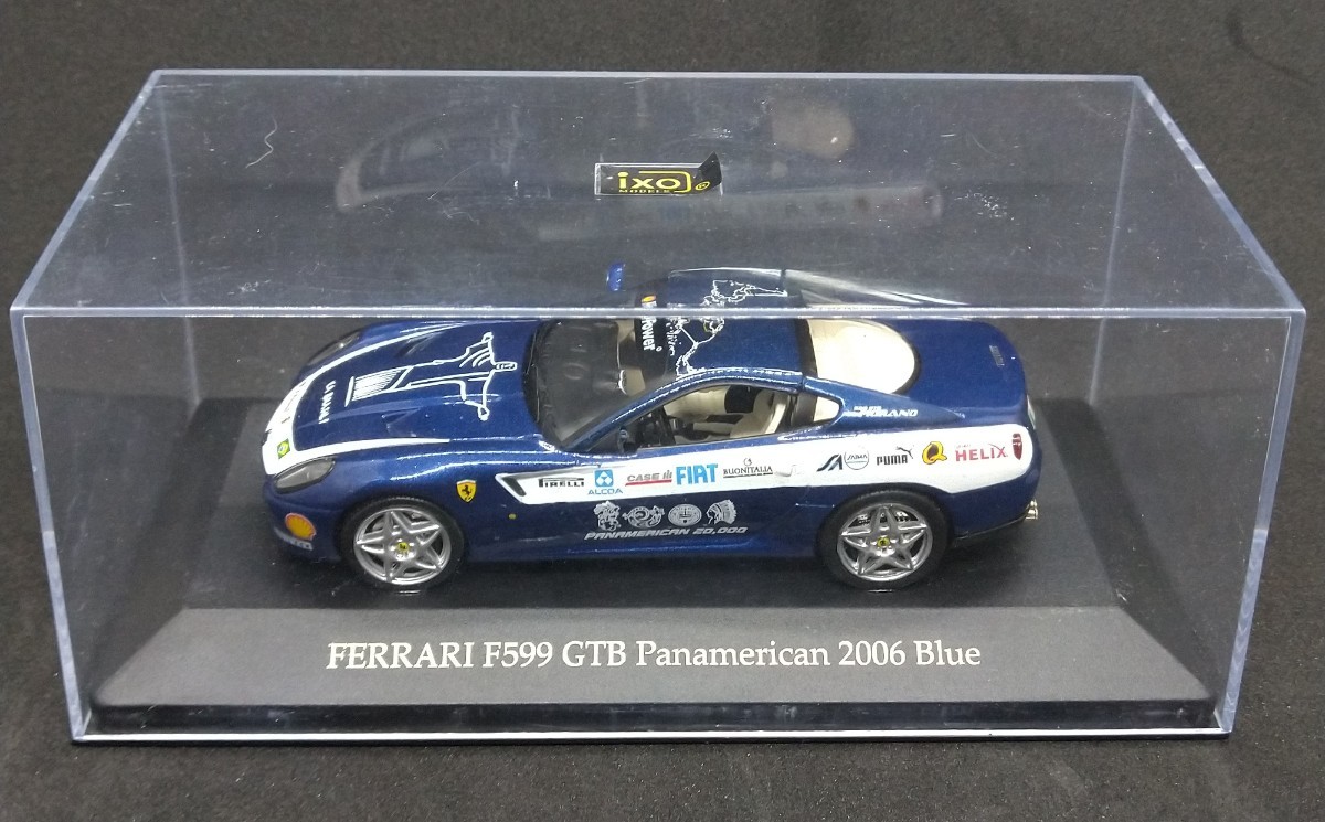 ジャンク品 イクソ 1/43 フェラーリ F599 GTB パンアメリカン 2006 ブルー（ixo Ferrari F599 GTB Panamerican 2006 Blue）_画像10