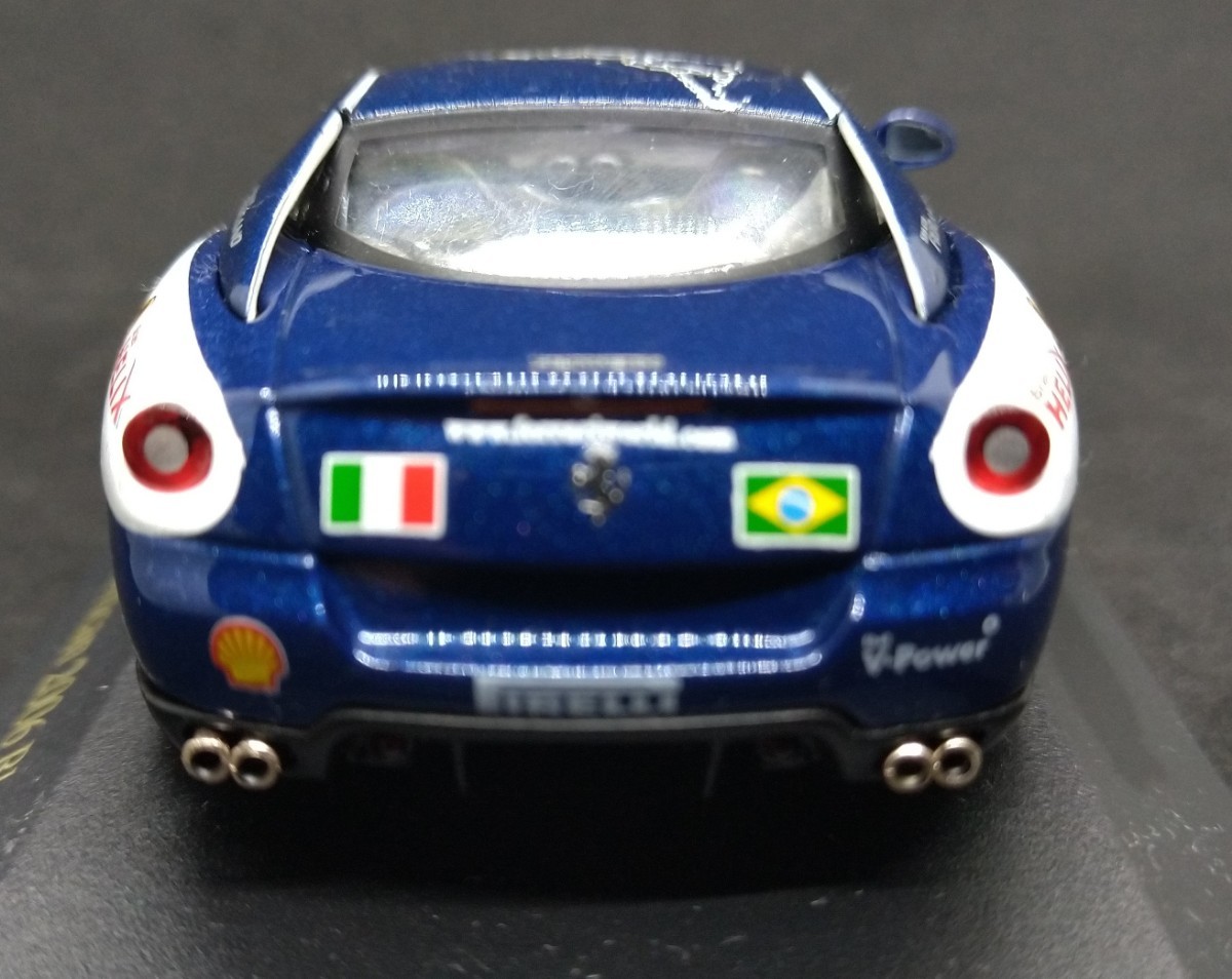 ジャンク品 イクソ 1/43 フェラーリ F599 GTB パンアメリカン 2006 ブルー（ixo Ferrari F599 GTB Panamerican 2006 Blue）_画像5