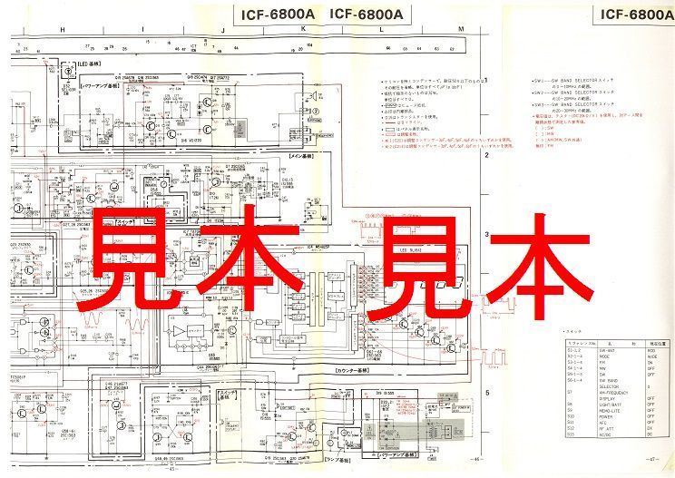 ①即決★送料込★必見★BCL★SONY★ソニーSS用★非売品★ICF-6800AメンテナンスCD！_画像4