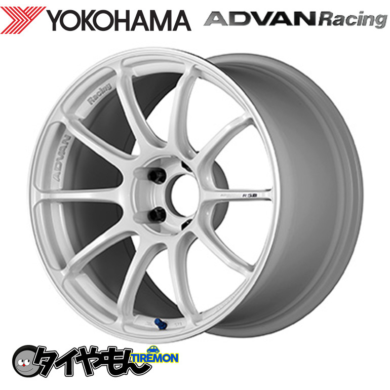 ヨコハマ アドバンレーシング RS3 18インチ 5H114.3 9J +25 1本 ホイール WMR 軽量 ADVAN Racing_画像1