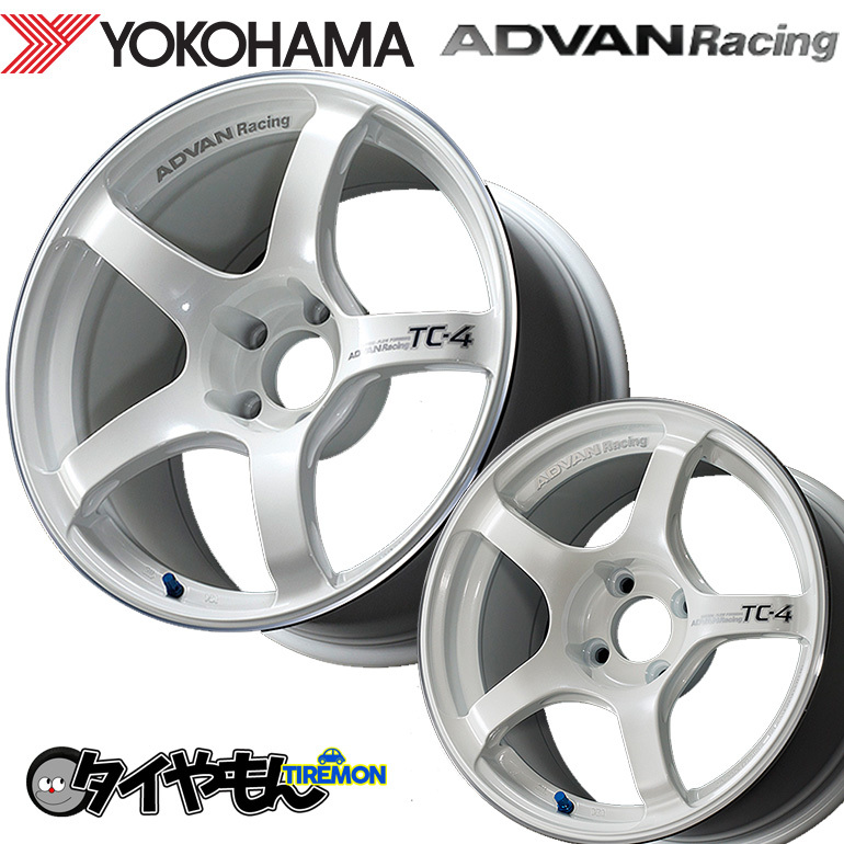 ヨコハマ アドバンレーシング TC-4 For Euro 16インチ 4H100 8J +38 4本セット ホイール WMR 軽量 ADVAN Racing TC4_画像1