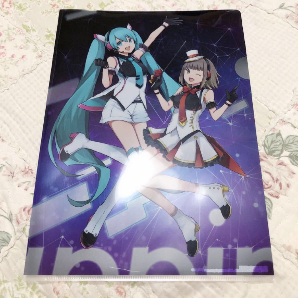 匿名配送☆新品未使用 初音ミク×双子の魔法使いリコとグリ 購入特典 クリアファイル 3種セット☆非売品 ノベルティー