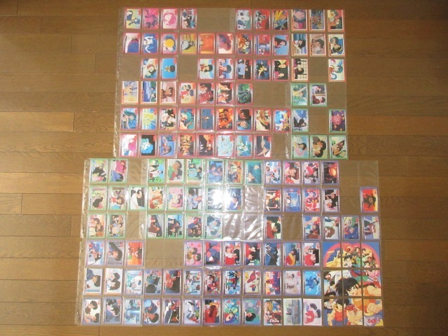 180枚 高橋留美子コレクションカード ノーマルカードのみ 抜けあり ダブりあり エポックの画像1