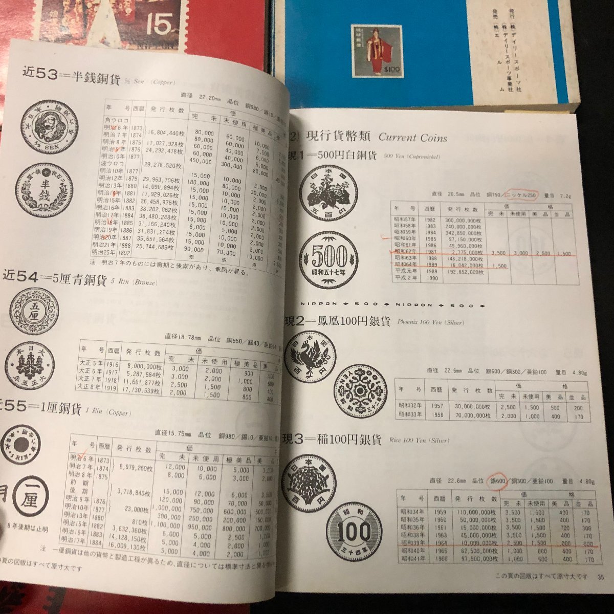 『日本切手カタログ』『日本貨幣カタログ』など 4冊セット_画像7
