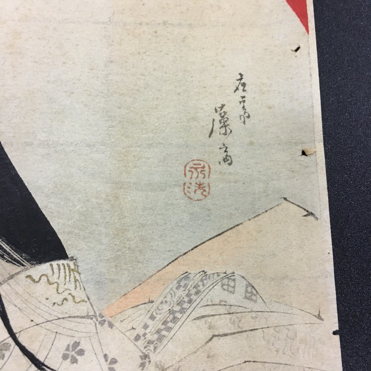 富岡永洗　木版画 口絵『日本女礼式大全』　明治36年　　　浮世絵　錦絵　美人画　時代物_画像4