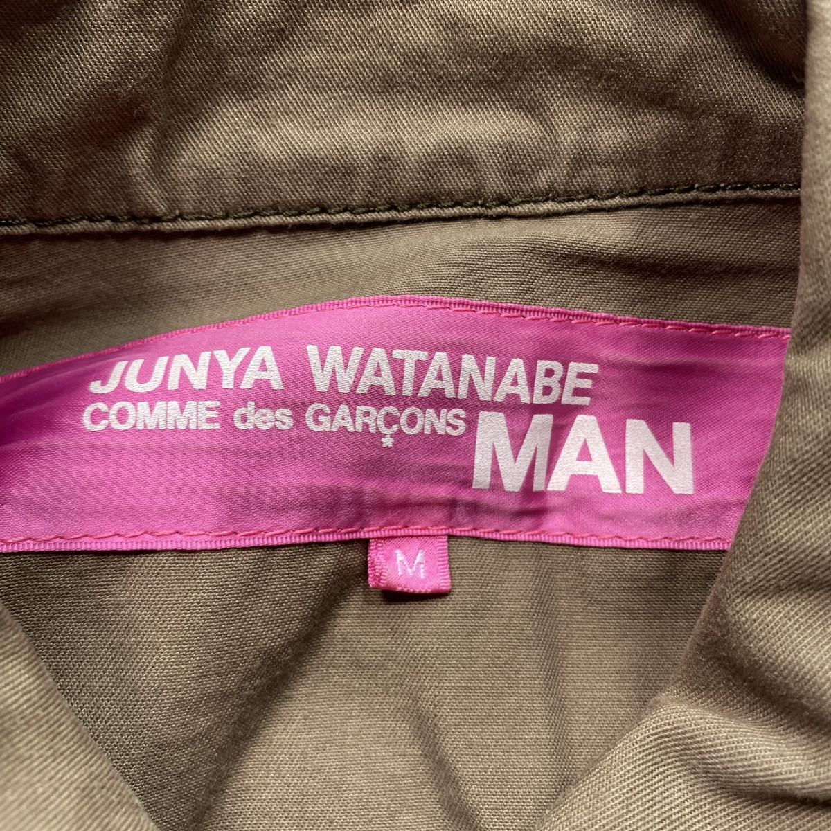 希少 PINK JUNYA WATANABE MAN ジュンヤワタナベマン AD2003 タグ付き 断ち切り加工 製品洗い MA-1 ブルゾン  ジャケット