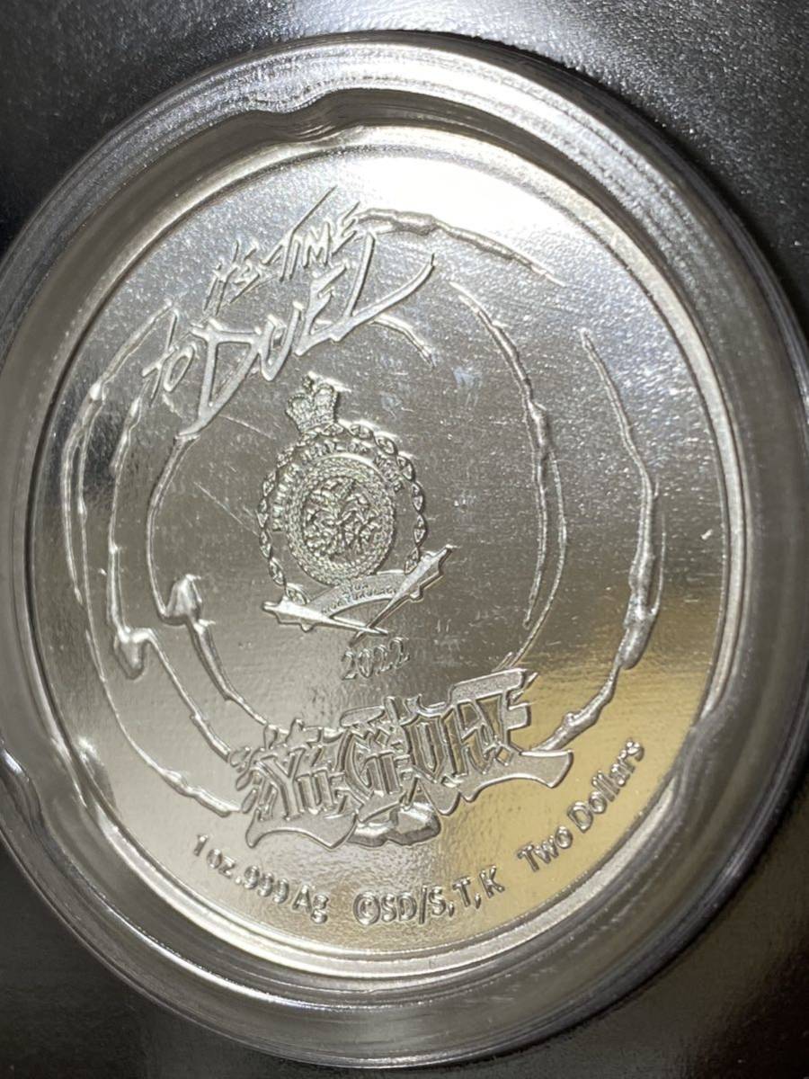 250セット限定　2022　遊戯王　25周年記念　銀貨　2枚セット　銀貨　コイン