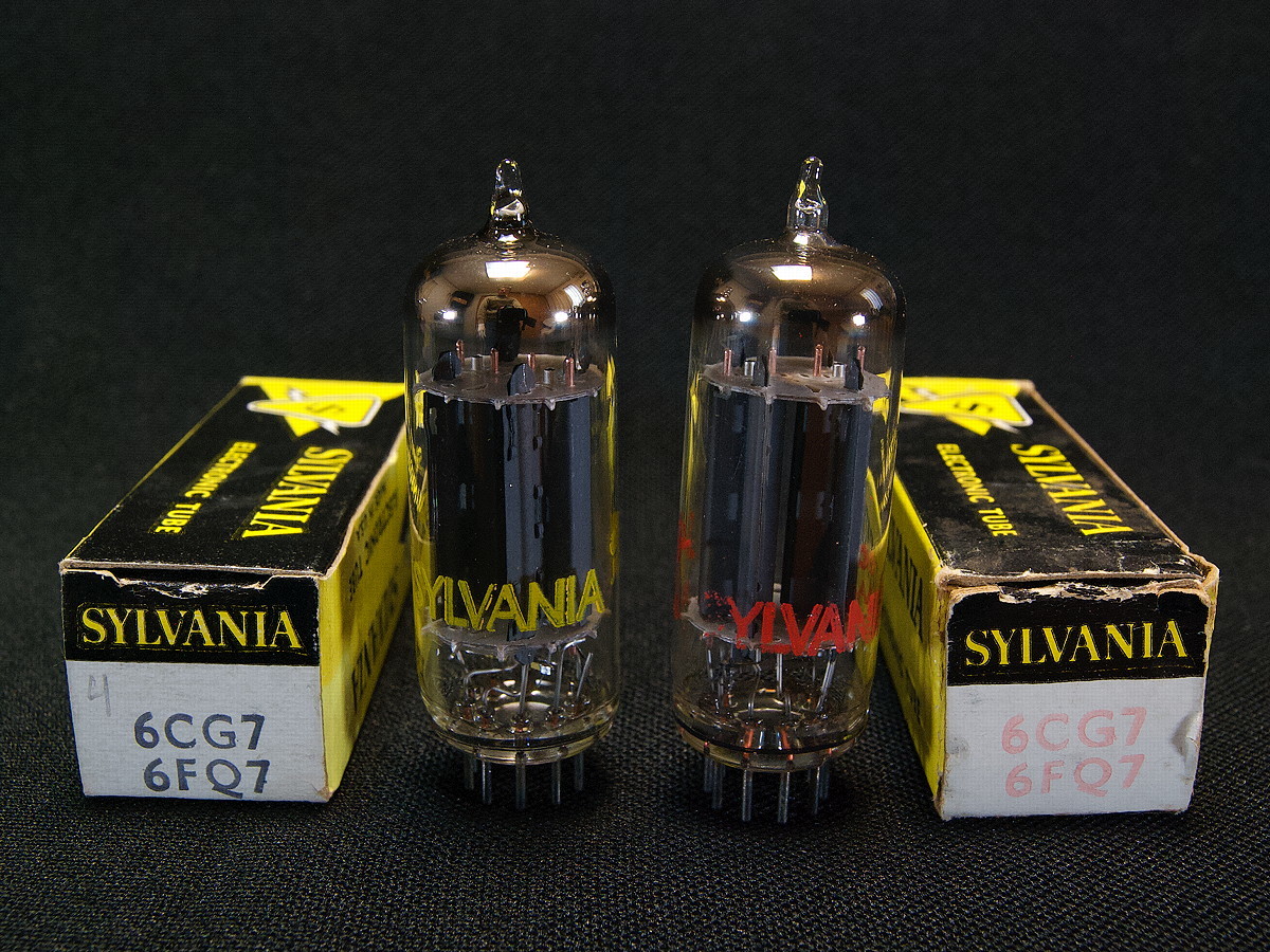 半額SALE／ ♪♪Sylvania 6CG7/6FQ7 #10、シルバニア・ビンテージ