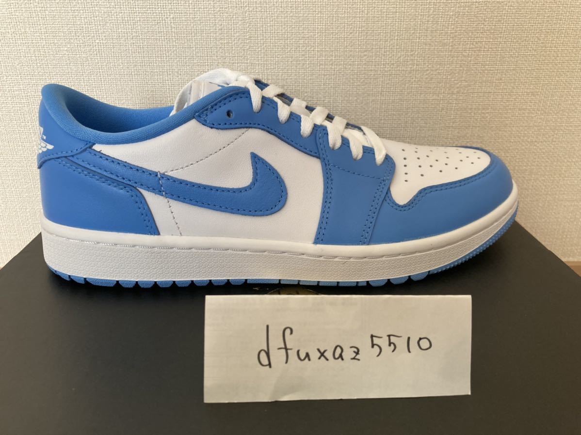 国内正規品 黒タグ 26.5cm Nike Air Jordan 1 Low Golf UNC ナイキ