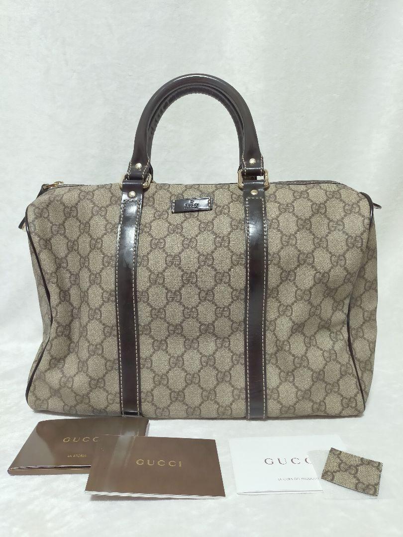 TK304 GUCCI(グッチ) GGキャンバス ボストンバッグ www.capacitados.com.br