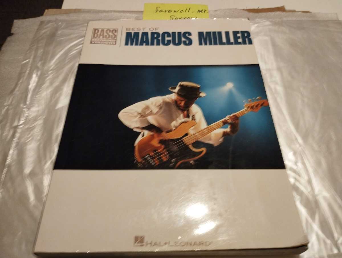 マーカス・ミラー Best of Marcus Miller (Bass Recorded Versions) ベース・スコア 洋書 ベスト・オブ TAB譜 楽譜 Rio Funk Tutu Fusionの画像1