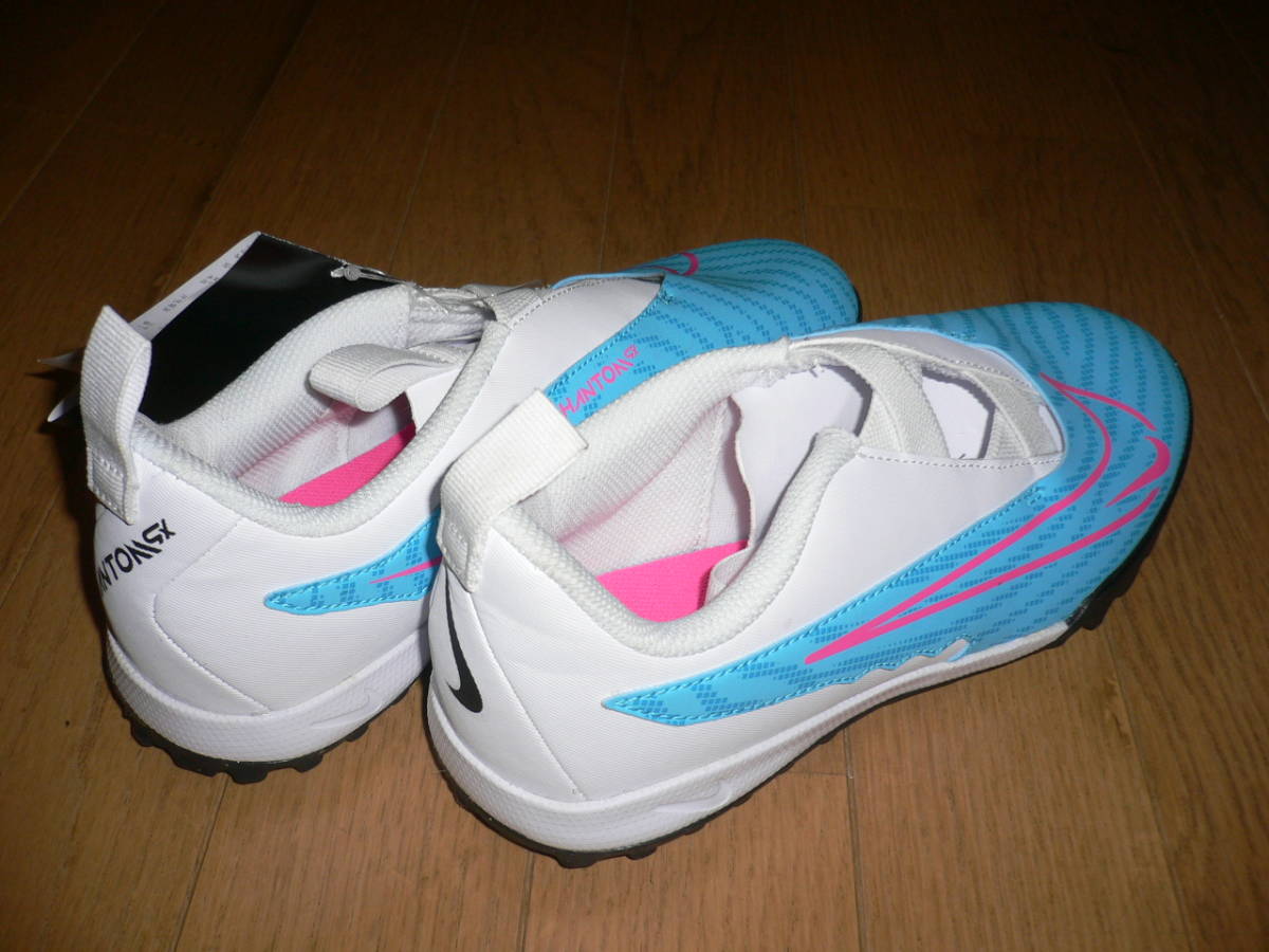 新品 ナイキ ジュニア ファントム GX アカデミー TF NIKE JR Phantom Academy BALTIC BLUE/PINK BLAST-WHITE-LASER BLUE DD9557 446 24.0cm_画像2