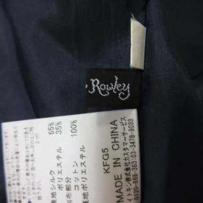  Cynthia Rowley CYNTHIA ROWLEY knee length one piece short sleeves check silk silk 2 navy blue navy tea Brown /YI lady's 