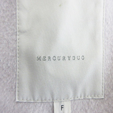  Mercury Duo MERCURYDUO пальто Cesta - длинный длинный рукав одноцветный F фиолетовый лиловый внешний /MO женский 