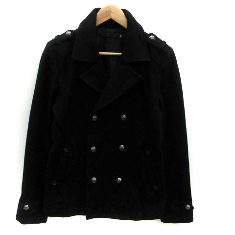 ... FUGA P пальто  ... пальто   короткий   длина   шерсть  46  черный   черный  /HO28  мужской 