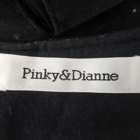  Pinky & Diane булавка большой PINKY&DIANNE узкая юбка колено длина шифон одноцветный под замшу 36 чёрный черный /YK14 женский 