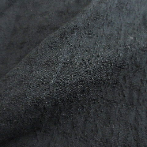 プリット prit ブラウス ジャケット カーディガン 七分袖 ワイド 黒 レディースの画像7