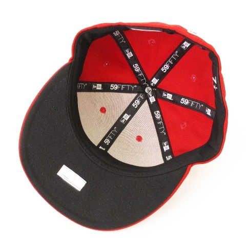 ニューエラ NEW ERA 美品 59FIFTY LOW PROFILE LP MLB W ワシントン・ナショナルズ キャップ 赤 レッド 7 1/8 56.8cm 帽子 メンズ_画像8