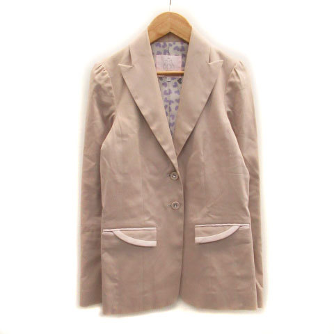 Rebecca Taylor Taidored куртка средняя общая общая ведущая одиночная кнопка 2 Pink /MS30.