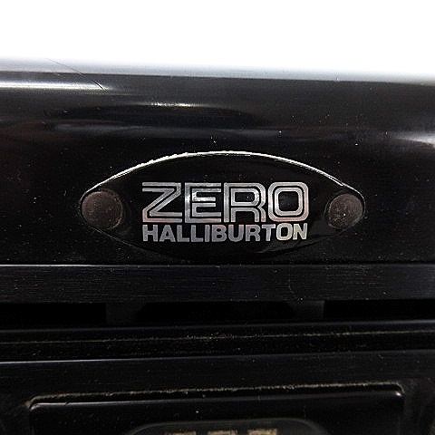 ゼロハリバートン ZERO HALLIBURTON メタル アタッシュケース ブリーフケース ハードケース ブラック 黒 現状品 カバン 鞄 ECR17 メンズの画像9