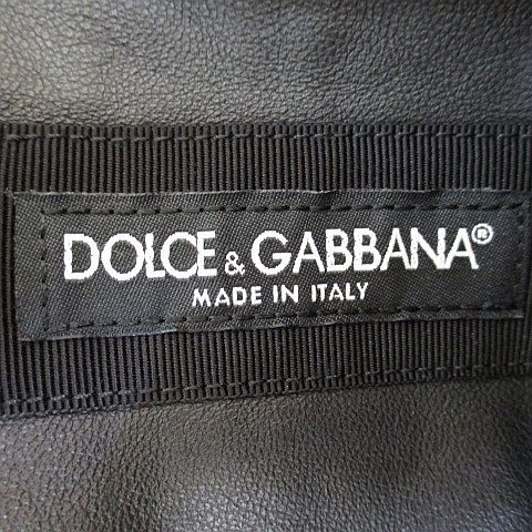 ドルチェ&ガッバーナ ドルガバ DOLCE&GABBANA G9PC1L レザーボンバー