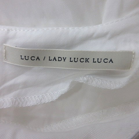 レディラックルカ LADY LUCK LUCA ブラウス 七分袖 白 ホワイト /MS レディース_画像5
