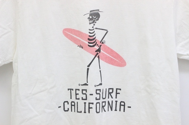 エンドレスサマー The Endless Summer TES Tシャツ カットソー プリント 半袖 S 白 ホワイト /Z メンズ_画像4