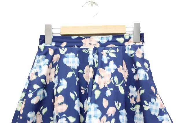  car juKhaju Ships culotte skirt short pants Mini blue blue /ZB lady's 