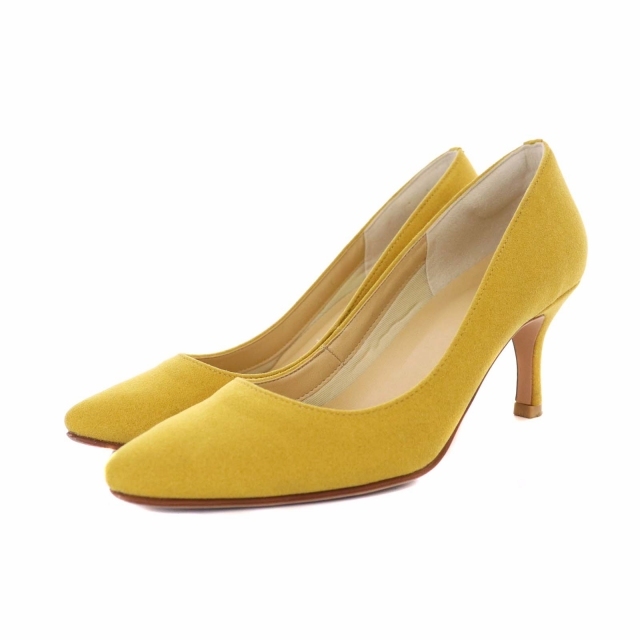 otetoeoti-ruOdette e Odile Arrows pumps high heel po Inte dotu suede 23cm yellow yellow /IN #OS lady's 