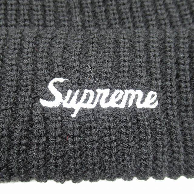 美品 20AW シュプリーム SUPREME Loose Gauge Beanie ルーズゲージ ビーニー ロゴ 刺繍 ワンポイント ニット帽 キャップ/△M81/YBA1☆AA★_画像4